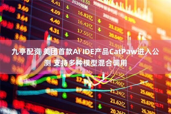 九亭配资 美团首款AI IDE产品CatPaw进入公测 支持多种模型混合调用